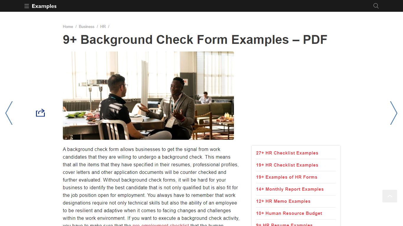 Background Check Form - Examples, Format, Pdf | Examples